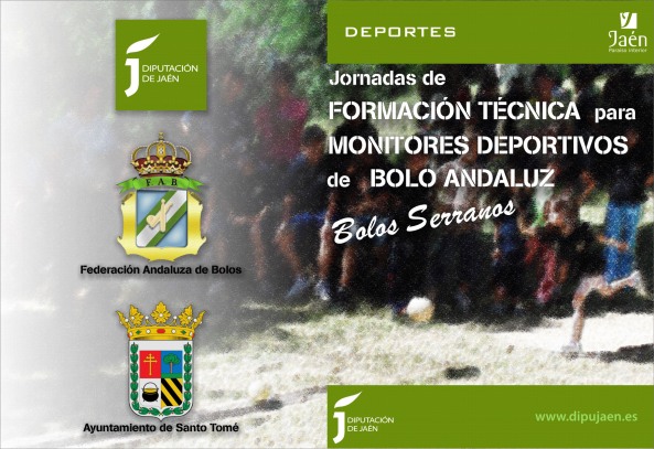 Folleto Jornadas Formación Técnica Monitores Deportivos Bolo Andaluz
